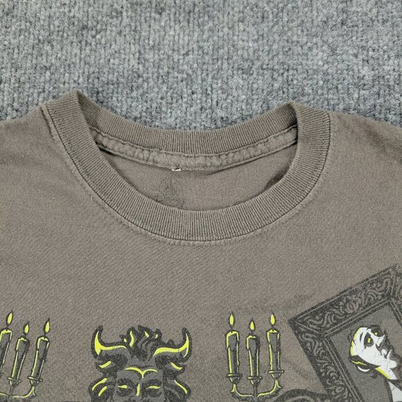 Disney Shirt Men's Small Gray Haunted Mansion Graphic Tee Short Sleeve Adult S - Picture 4 of 14